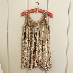 Gold Sequin Dress - Brand New!